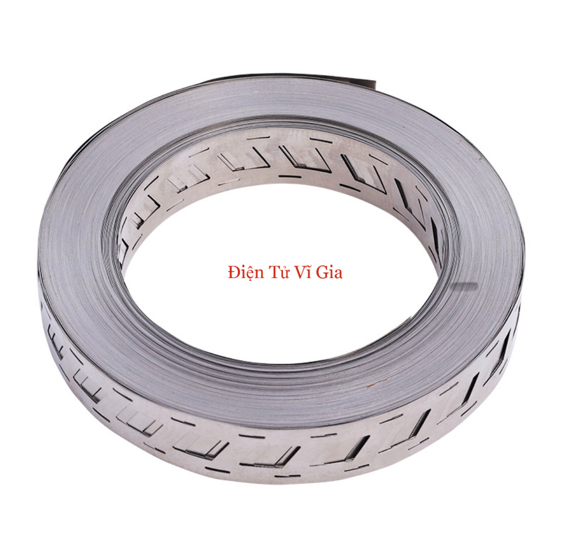 Kẽm Xéo Hàn Cell 18650 - Rộng 23mm - Dày 0.2mm | Vĩ Gia Shop