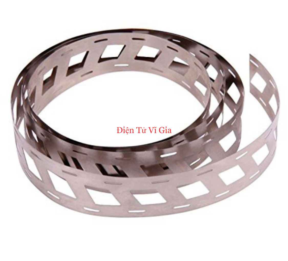 Kẽm Xéo Hàn Cell 18650 - Rộng 23mm - Dày 0.2mm | Vĩ Gia Shop