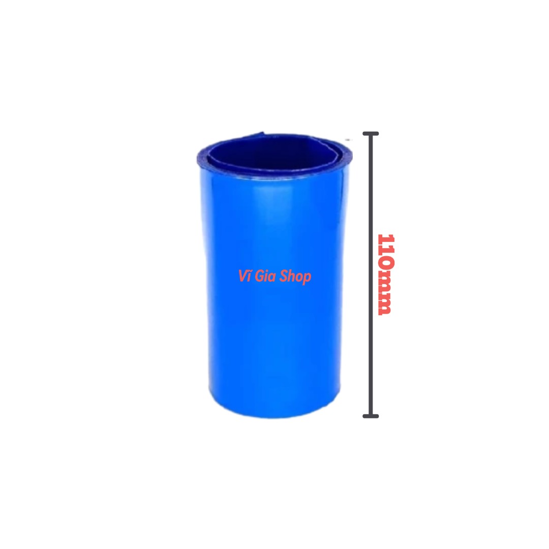 Màng Co Nhiệt PVC Màu Xanh Biển Chuyên Dụng Bọc Pin Cách Điện