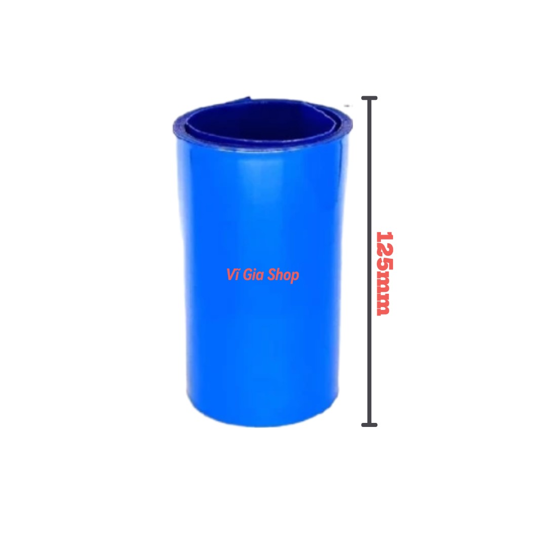 Màng Co Nhiệt PVC Màu Xanh Biển Chuyên Dụng Bọc Pin Cách Điện