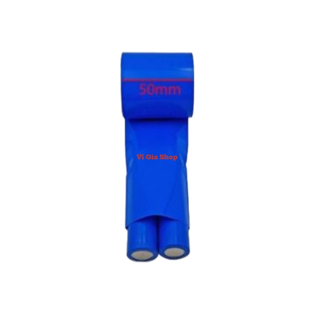 Màng Co Nhiệt PVC Màu Xanh Biển Chuyên Dụng Bọc Pin Cách Điện