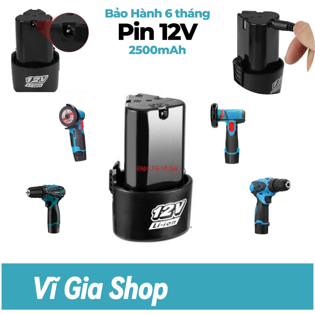 Pin Đóng 12V Tam Giác 2500mAh OEM (Xả 25A) - Vĩ Gia Shop