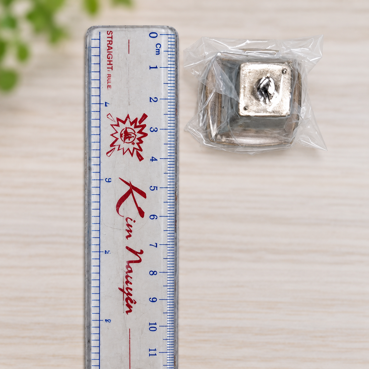 Núm Tay Nắm Tủ Vuông Hợp Kim Màu Inox Bóng Cho Tủ Bếp Tủ Áo Ngăn Kéo TN1003
