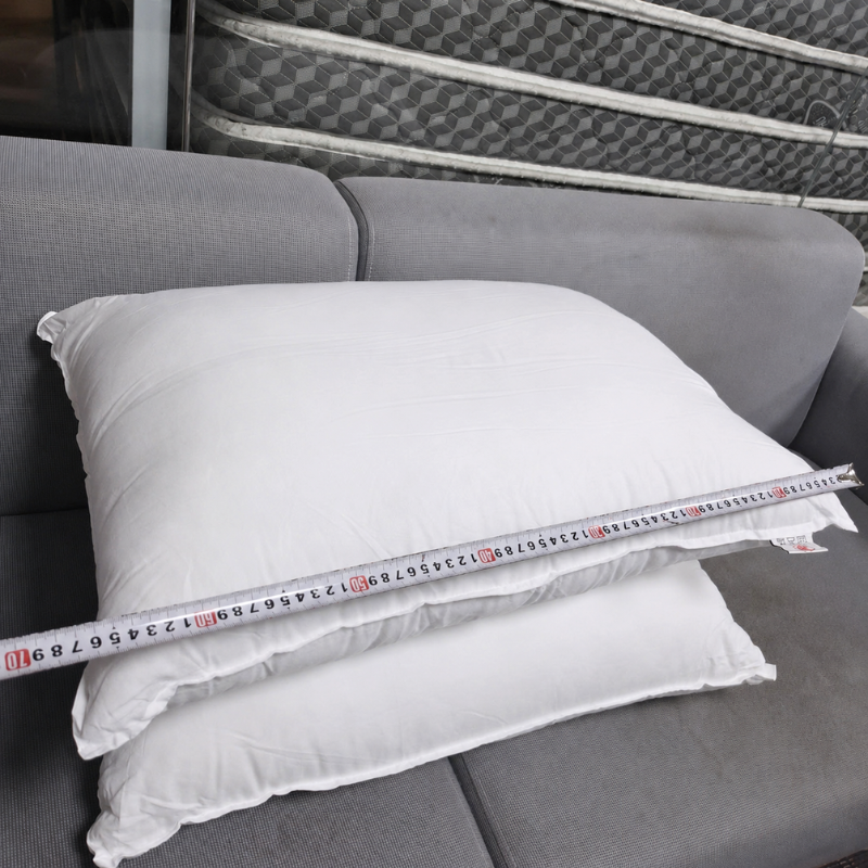 Combo 2 Ruột Gối 50x70cm + 2 Vỏ Gối Trắng Sọc Thanh Lý Tuyển Chọn CBG 108