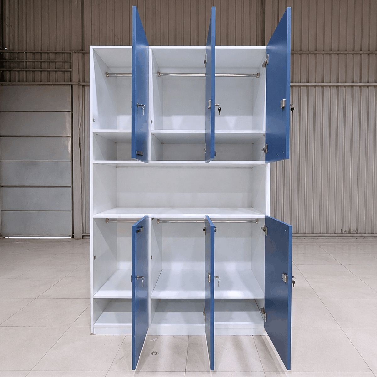 Tủ đa năng gỗ 6 cánh 1125x515x2000mm TU092