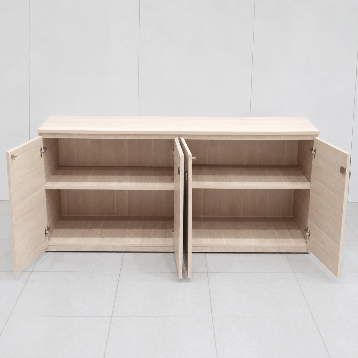 Tủ thấp màu vân gỗ sáng 1760x500x850mm TU015