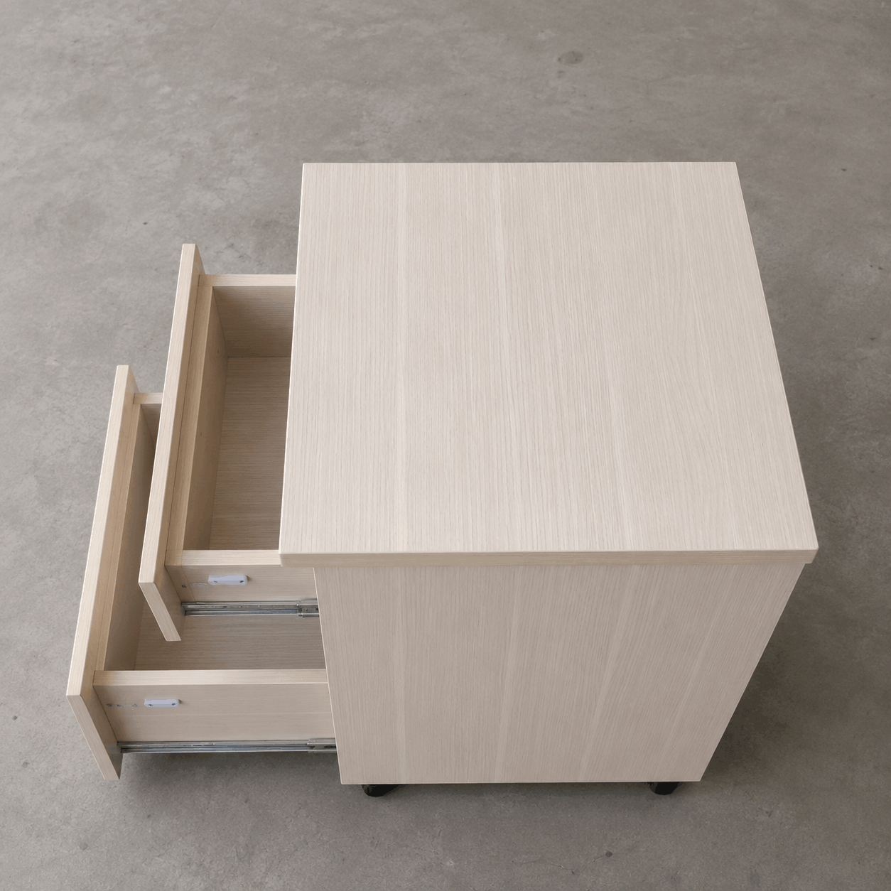Tủ di động gỗ 2 ngăn kéo 450x412x600mm TU096