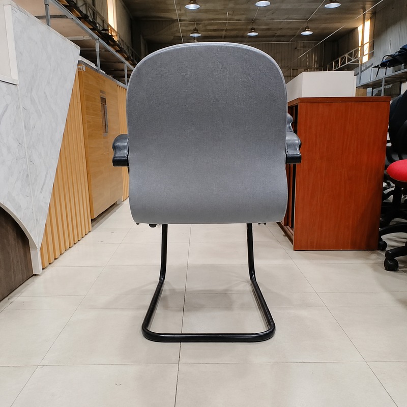 Ghế Làm Việc Chân Quỳ Bọc Nỉ Xám 575x690x900mm Thanh Lý GHE117