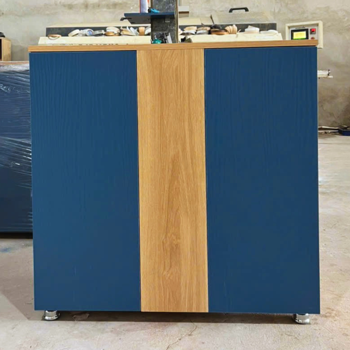 Tủ thấp phối màu hiện đại 850x350x850mm TU067