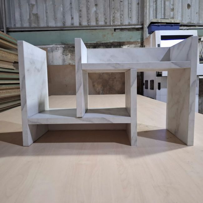 Kệ Trang Trí Vân Đá 600x200x300mm