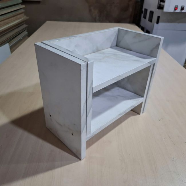 Kệ Trang Trí Vân Đá 600x200x300mm