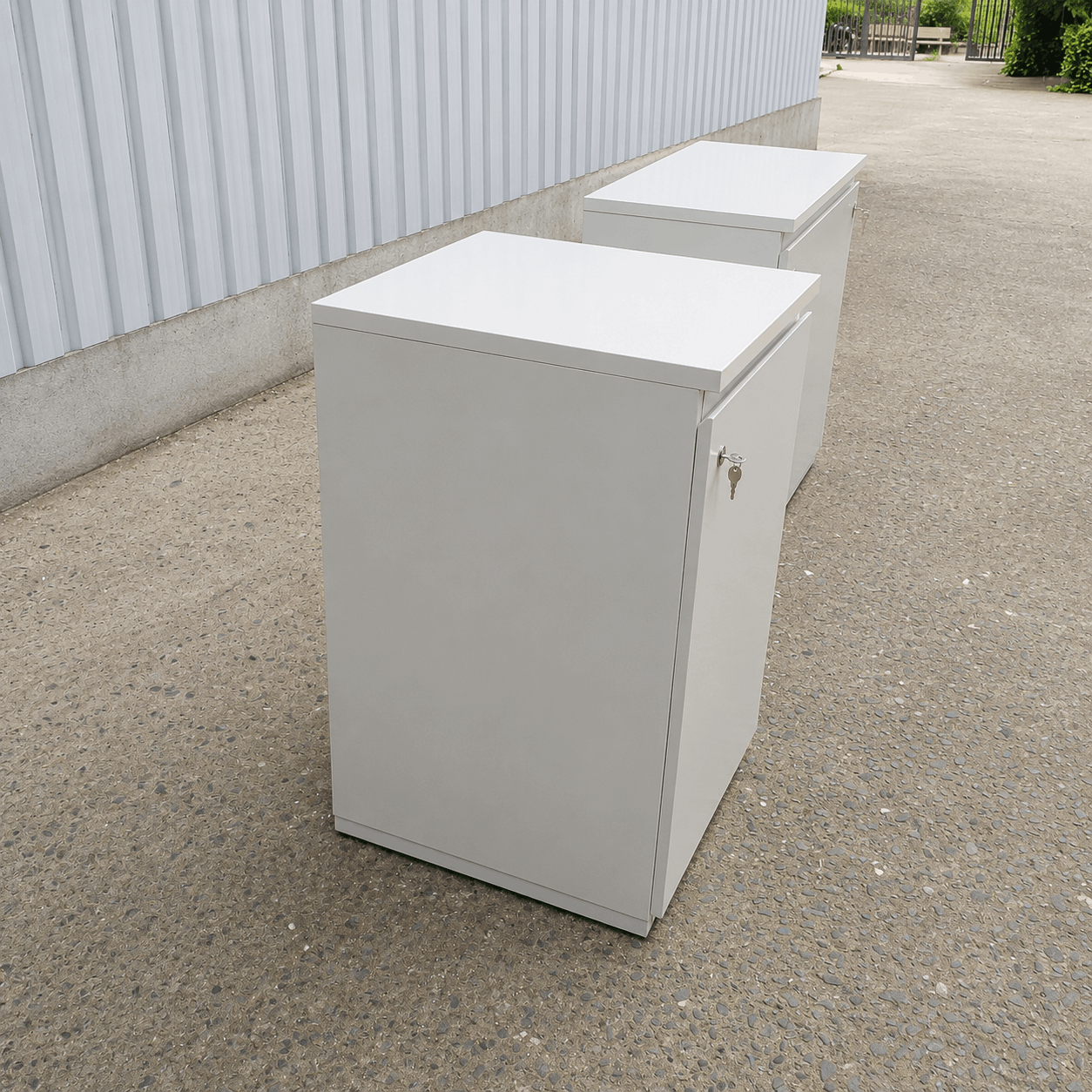 Tủ gỗ 1 cánh đa năng màu trắng 515 × 560 × 850 mm TU098