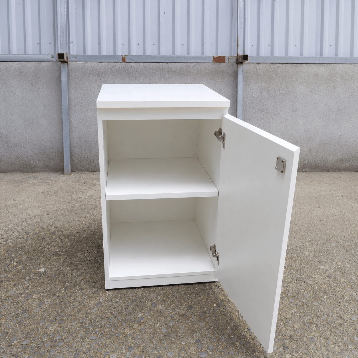 Tủ gỗ 1 cánh đa năng màu trắng 515 × 560 × 850 mm TU098