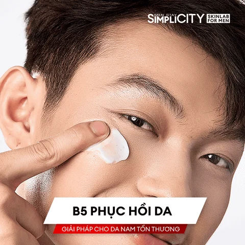 B5 phục hồi da cho nam giới là gì? Hiểu đúng để dùng hiệu quả