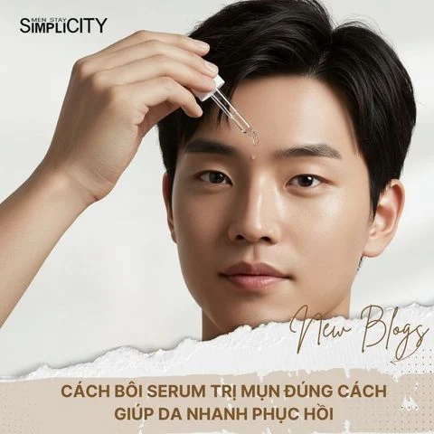 Cách bôi serum trị mụn đúng cách giúp da nhanh phục hồi