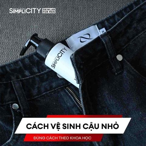 Cách vệ sinh cậu nhỏ đúng cách theo khoa học