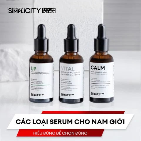 Các loại serum cho nam giới – Hiểu đúng để chọn đúng