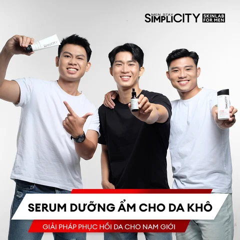 Serum dưỡng ẩm cho da khô – Giải pháp phục hồi da cho nam giới