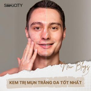 Top 8 loại kem trị mụn trắng da cho nam được yêu thích nhất