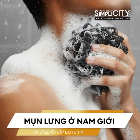 Mụn lưng ở nam giới và bí quyết lấy lại tự tin