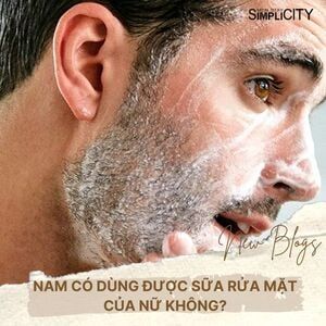 Nam có dùng được sữa rửa mặt của nữ không?