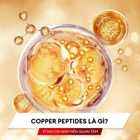 Copper peptides là gì? Hoạt chất hiệu quả chăm sóc da nam