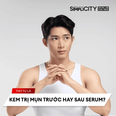 Nên bôi kem trị mụn trước hay sau serum?