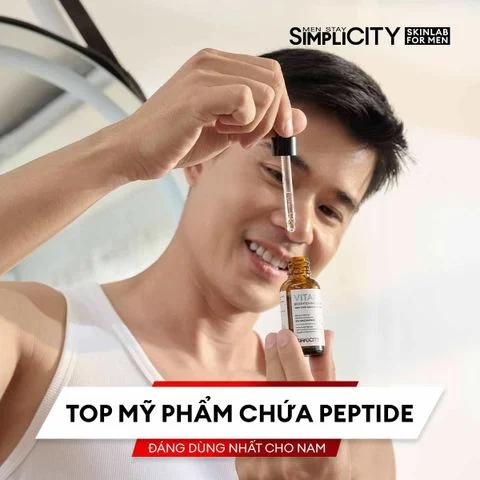 Top mỹ phẩm chứa peptide đáng dùng nhất cho nam
