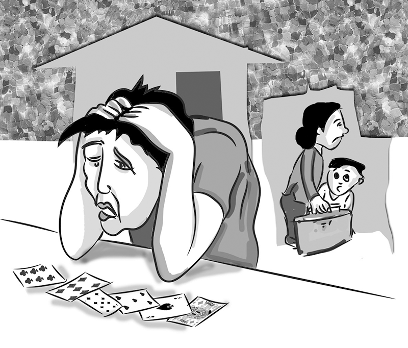 Chồng cờ bạc thì vợ có nghĩa vụ trả nợ thay chồng không?