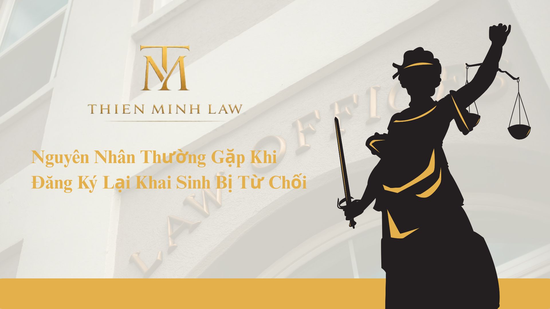 Nguyên Nhân Thường Gặp Khi Đăng Ký Lại Khai Sinh Bị Từ Chối