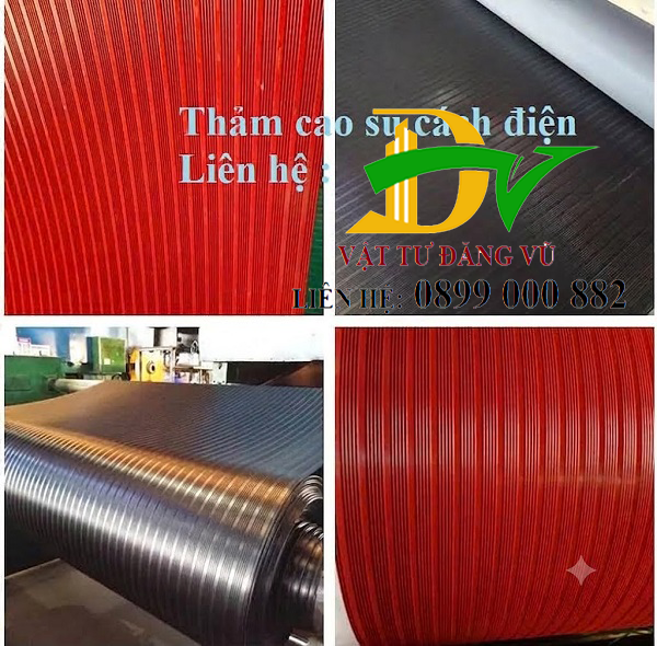 Thảm Cao Su Cách Điện 5kV (1mx10m)