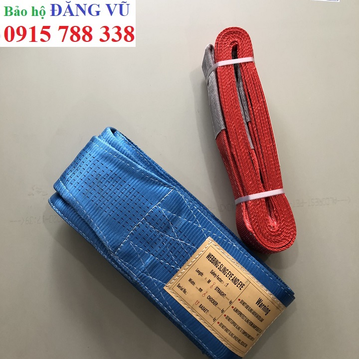 Dây cáp vải cẩu hàng 8 tấn
