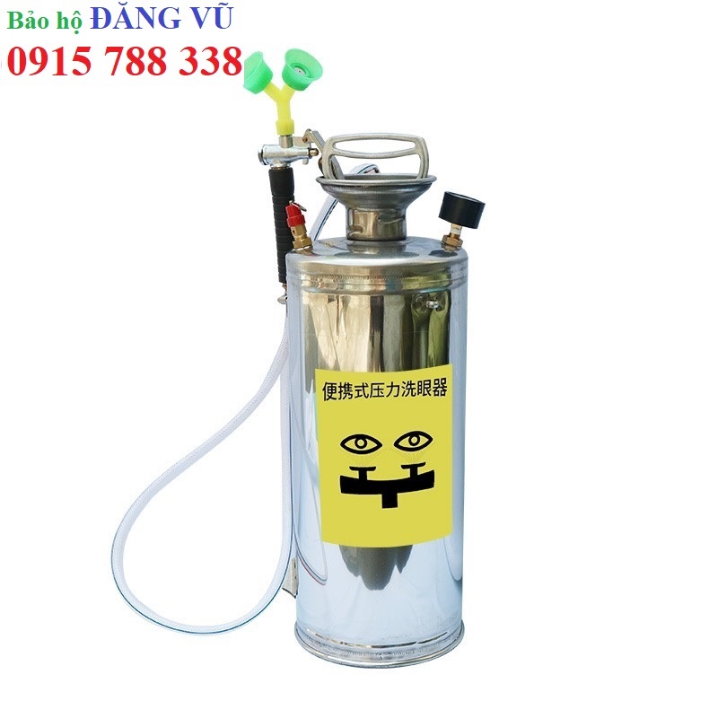 Bình rửa mắt khẩn cấp inox 8 lít