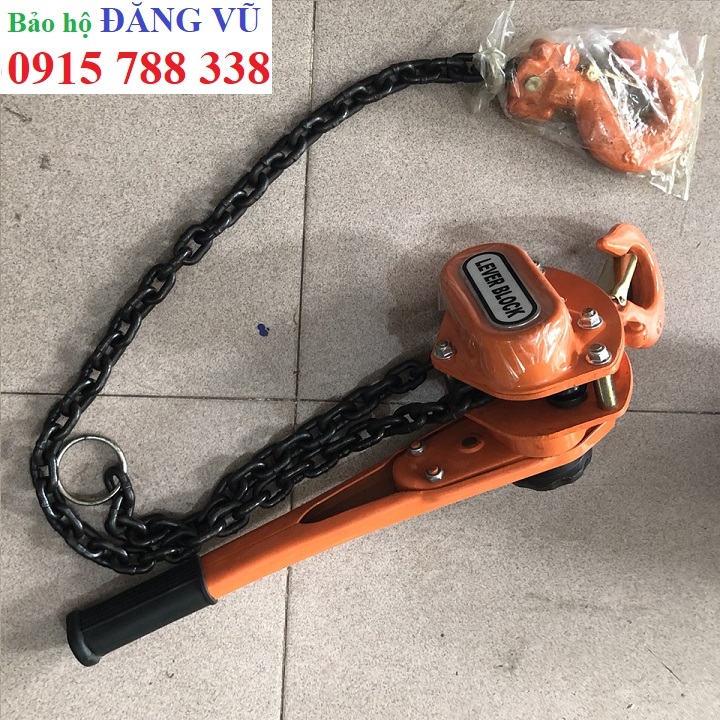 Pa lăng xích lắc tay 0,75 tấn
