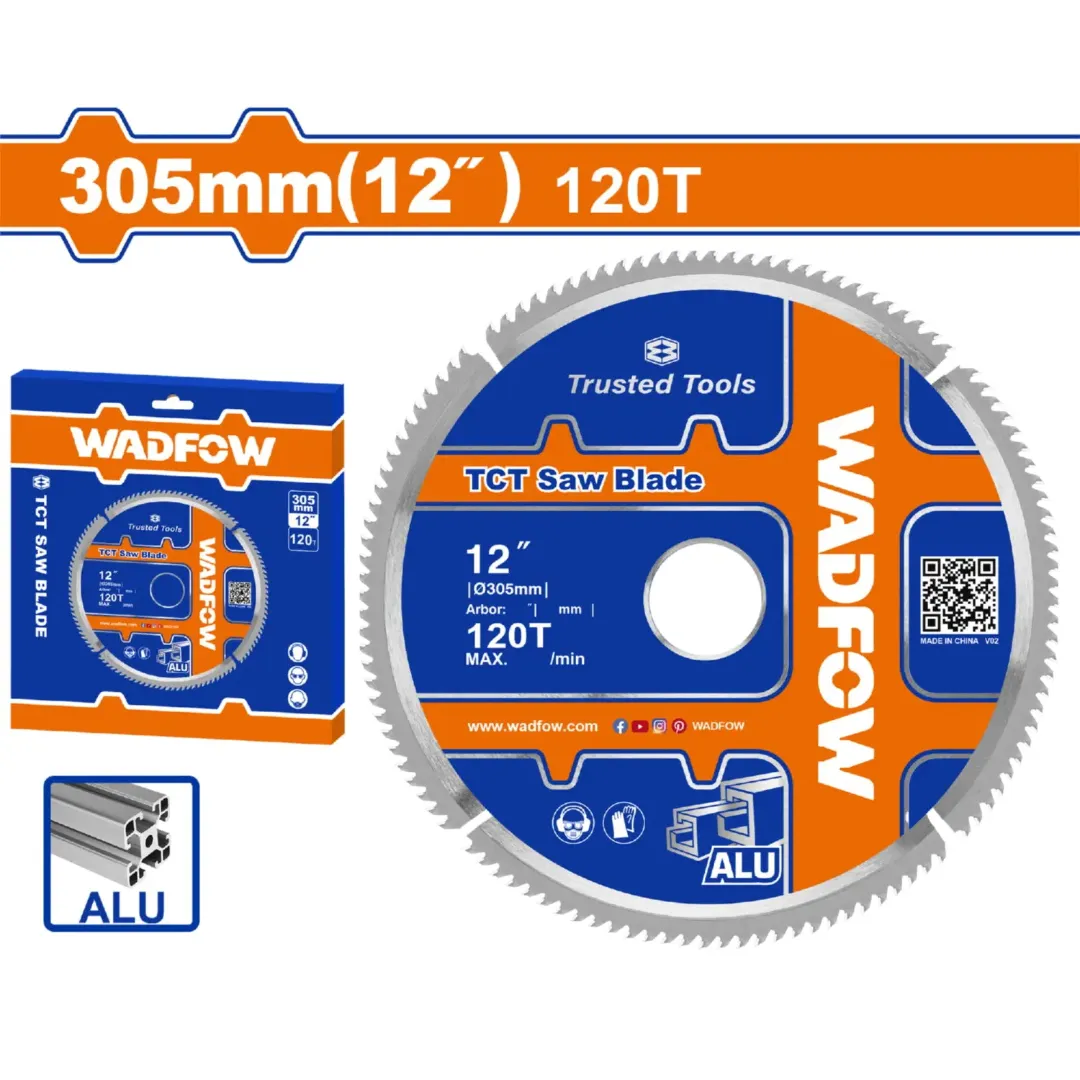 Lưỡi cưa nhôm TCT 305mm-120T WADFOW WTC2K06