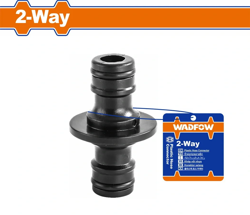 Đầu nối ống nhựa 2 đầu Wadfow WQC1E02