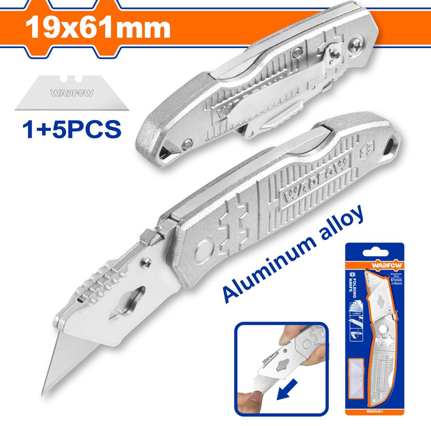 Dao gập tiện dụng 19x61mm-Wadfow WSK9461