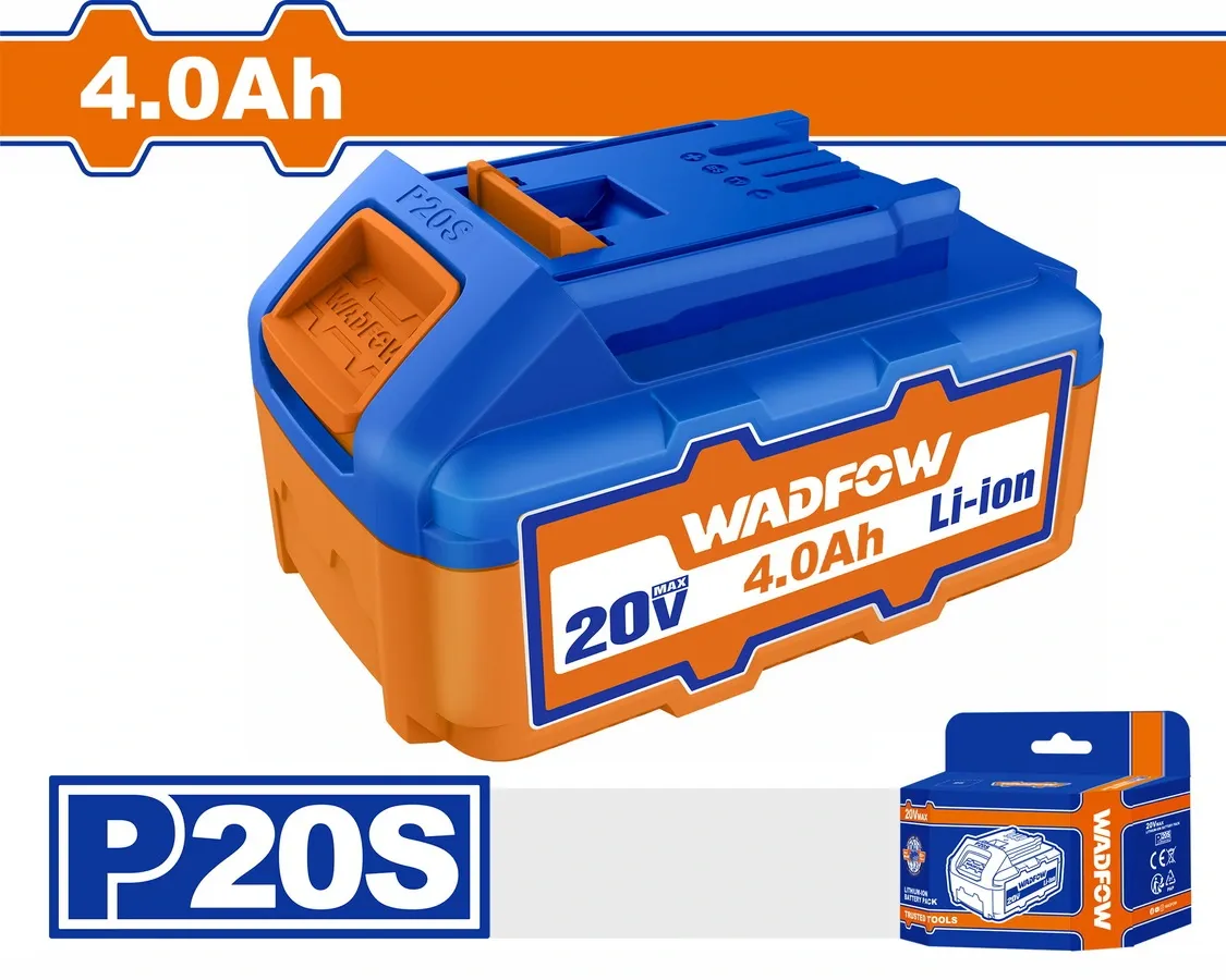 Pin Lithium-ion 20V/4.0Ah Wadfow WLBP540