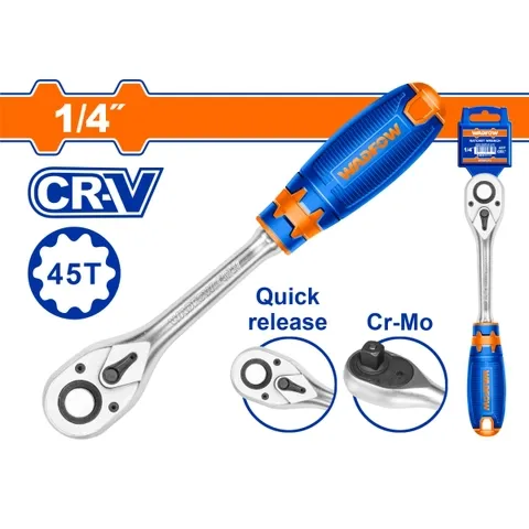 Tay vặn đầu tuýp 1/4" 45T-Wadfow WRW1214