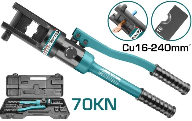 Kềm ép cos thủy lực 70kN -TOTAL-THCT0240