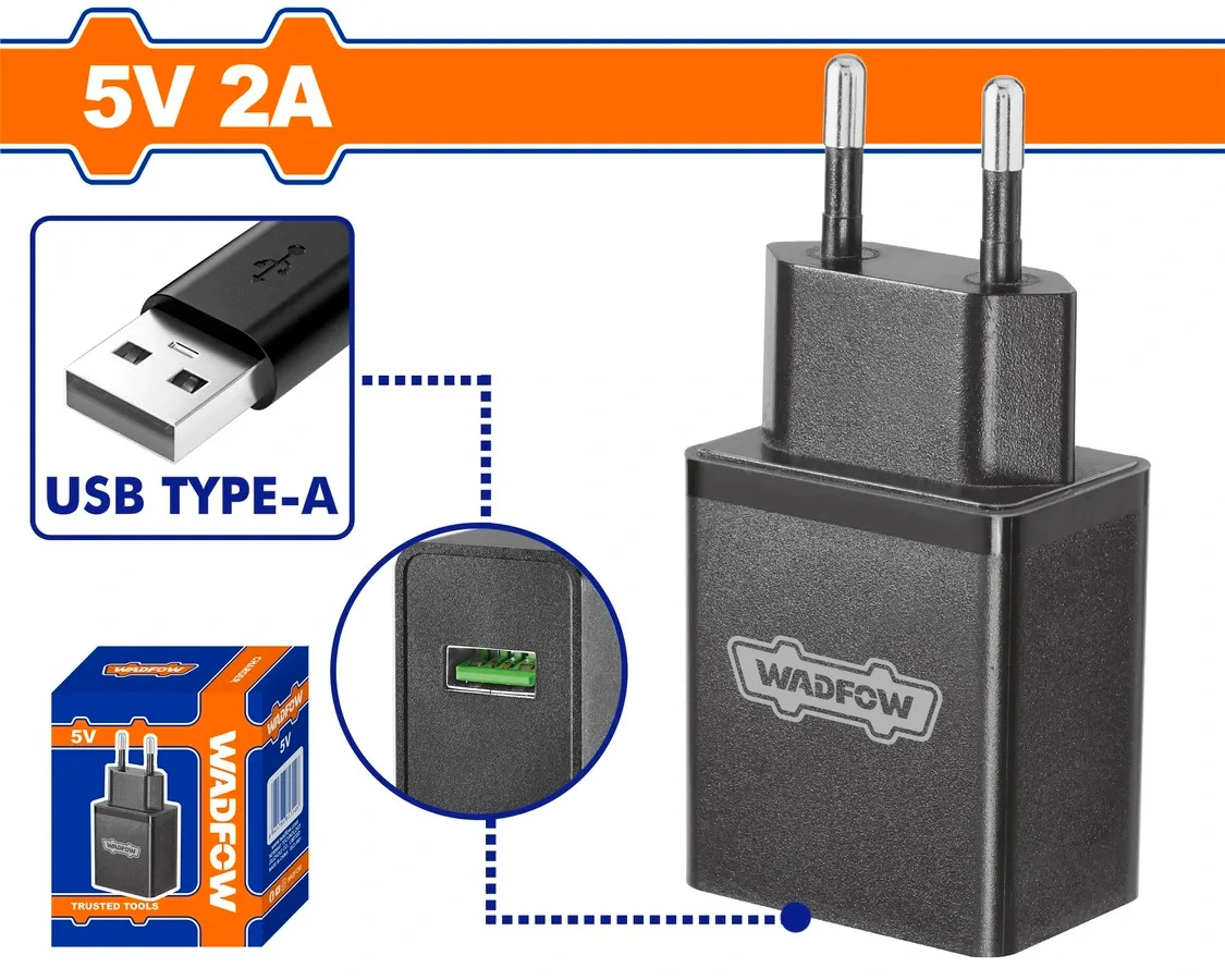 Đầu sạc 5V/2A Wadfow WFCT552