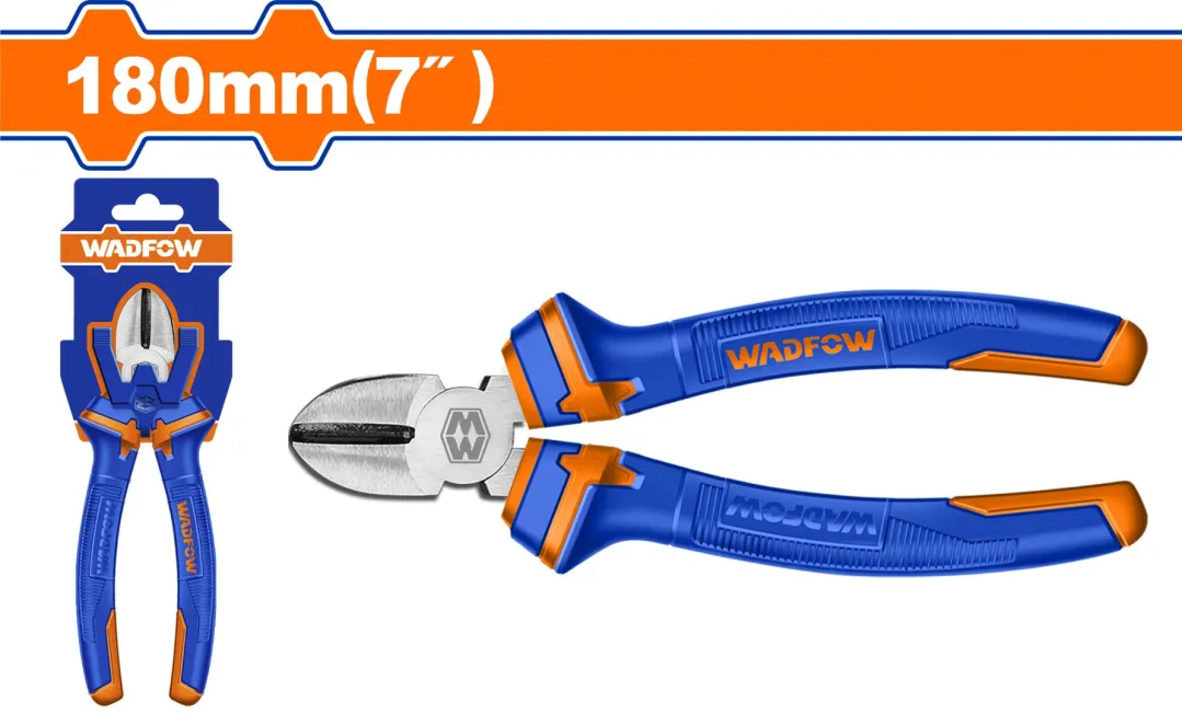 kìm cắt đầu ngắn 7"/180mm-Wadfow WPL3C07