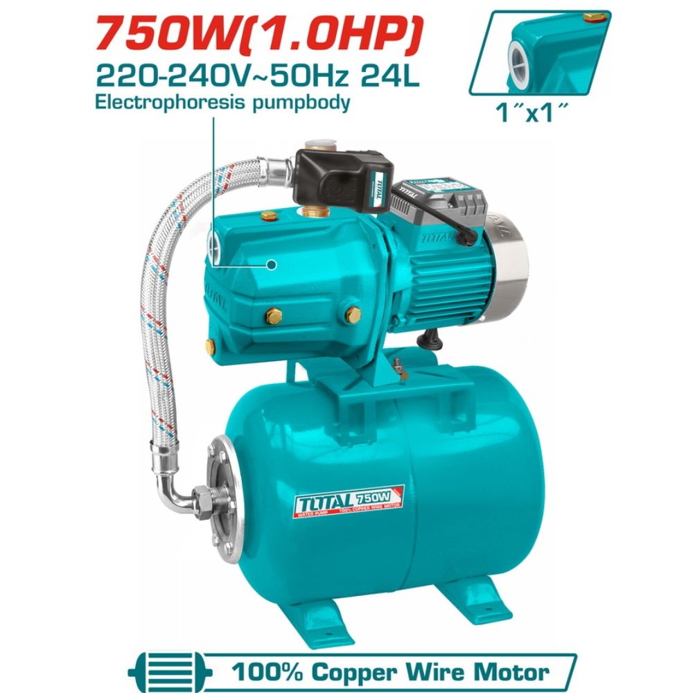 Máy bơm nước 750W -TOTAL-TWP47506