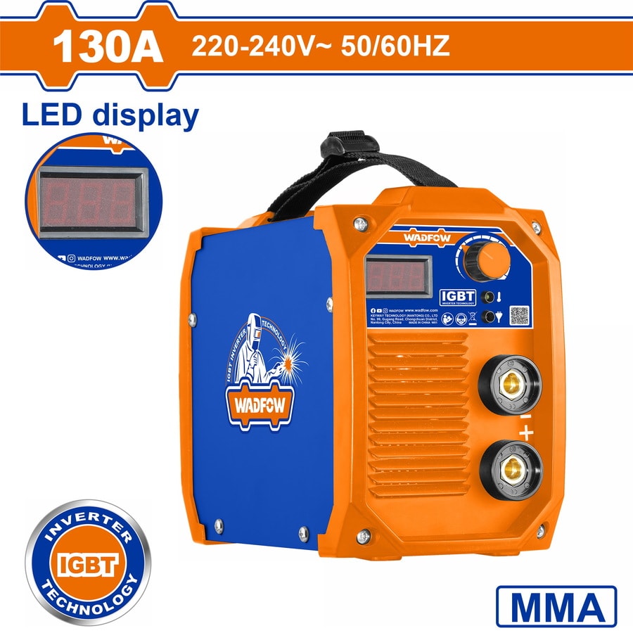 Máy hàn điện tử MMA 130A (màn hình LED) Wadfow WWD11301
