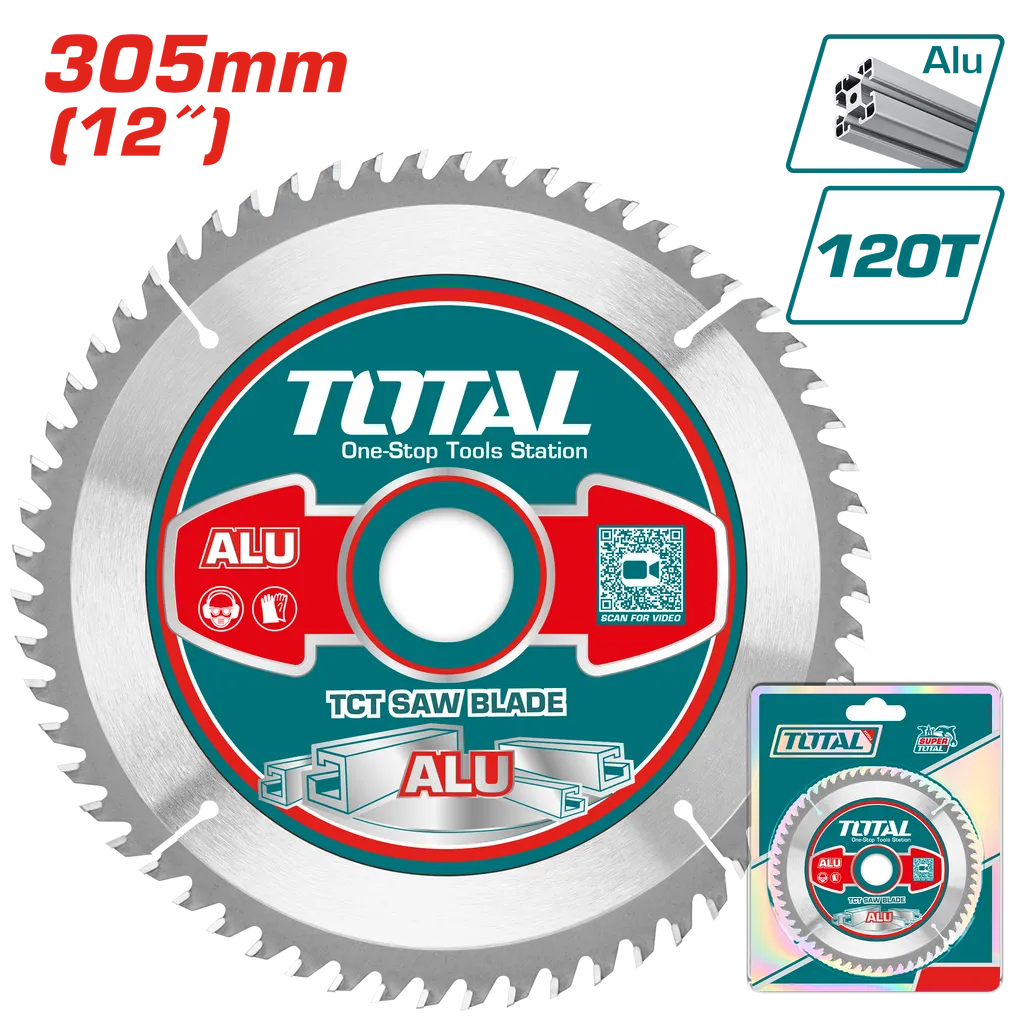 Lưỡi cưa nhôm TCT 3T*120R -TOTAL-TAC2339212