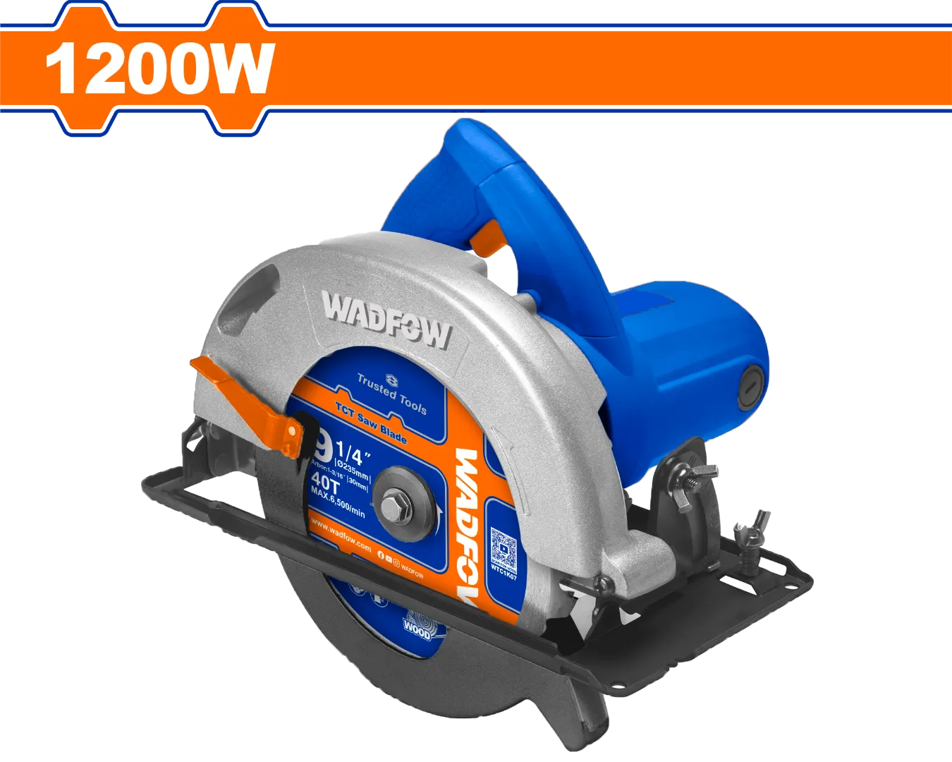 Máy cưa đĩa tròn 1200W Wadfow WCW1512001