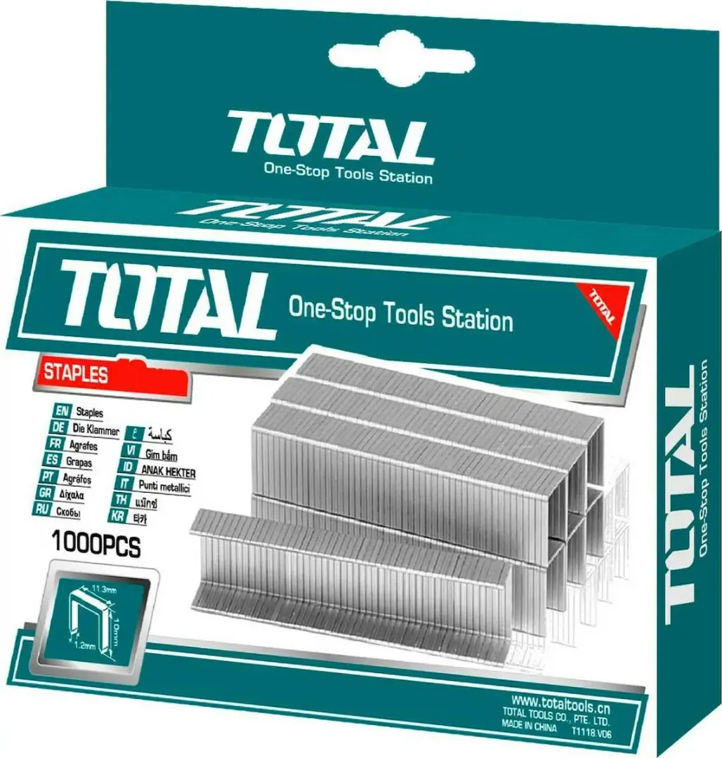 Đinh gim bấm 10x1.2mm -TOTAL-THT39102