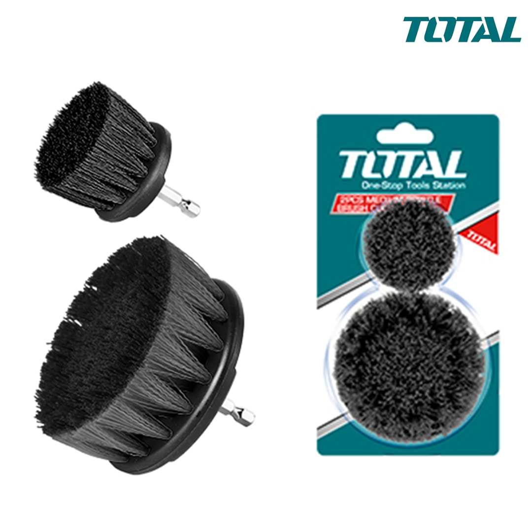 Bộ 2 bàn chải sợi cứng 2 inch & 3.5 inch -TOTAL-TACH1235