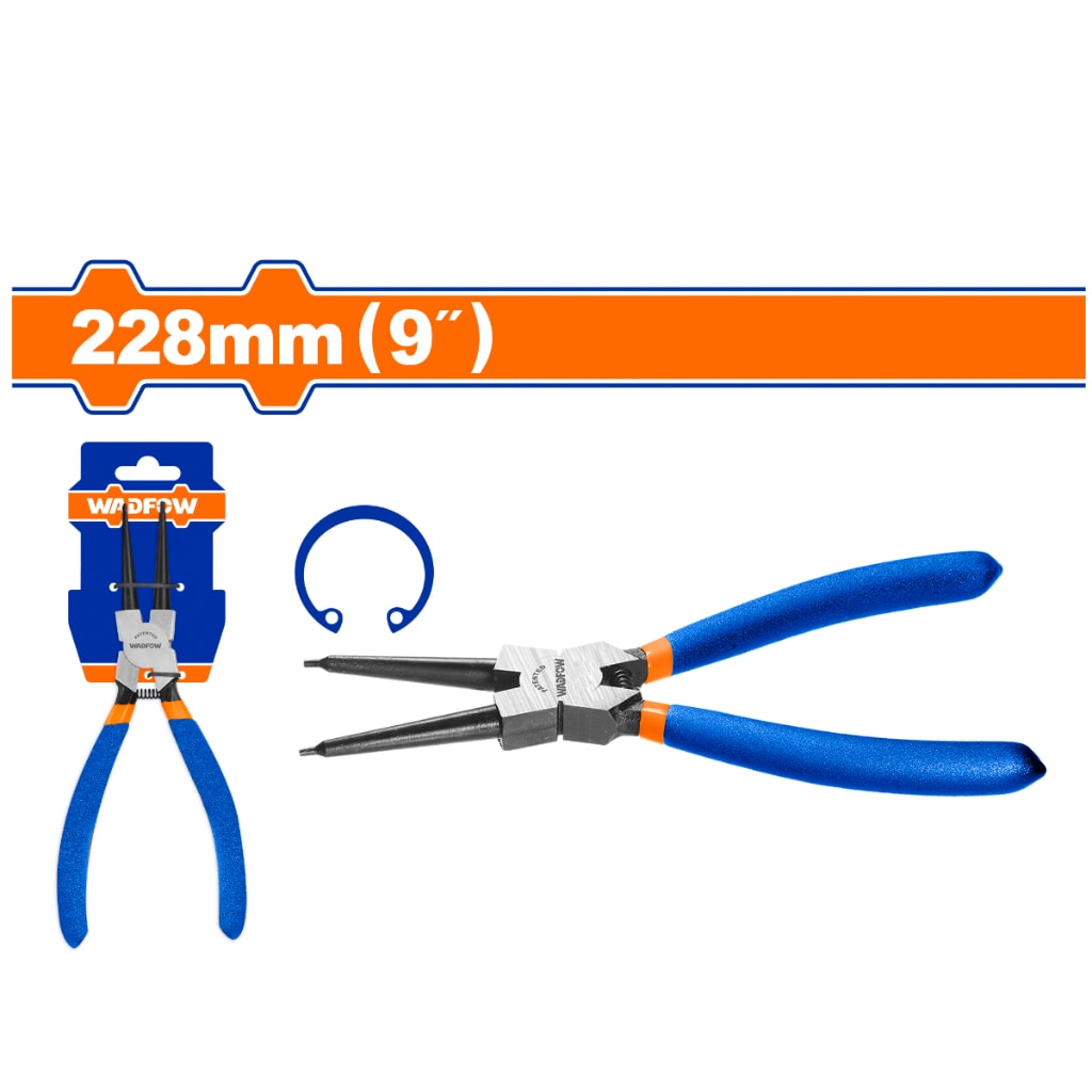 Kềm mở phe mũi thẳng vòng trong 228mm(9")-Wadfow WPL9C93