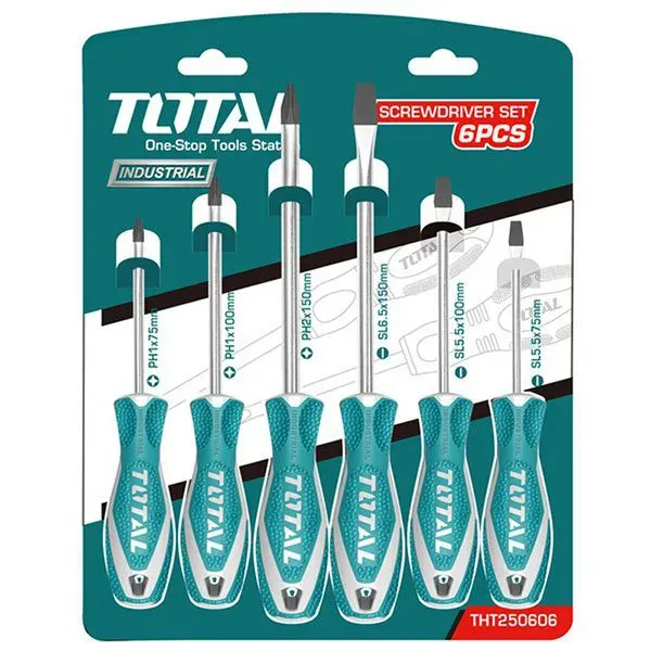 Bộ 6 tua vít -TOTAL-THT250606